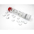 Glass Stones in 5.5’’ Tube (40) - Clear - DIS - Card Games