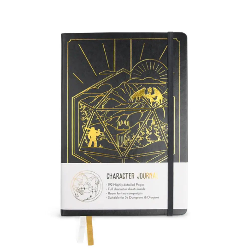 GlassStaff Player Character Journal (5E) - Black - Gifts