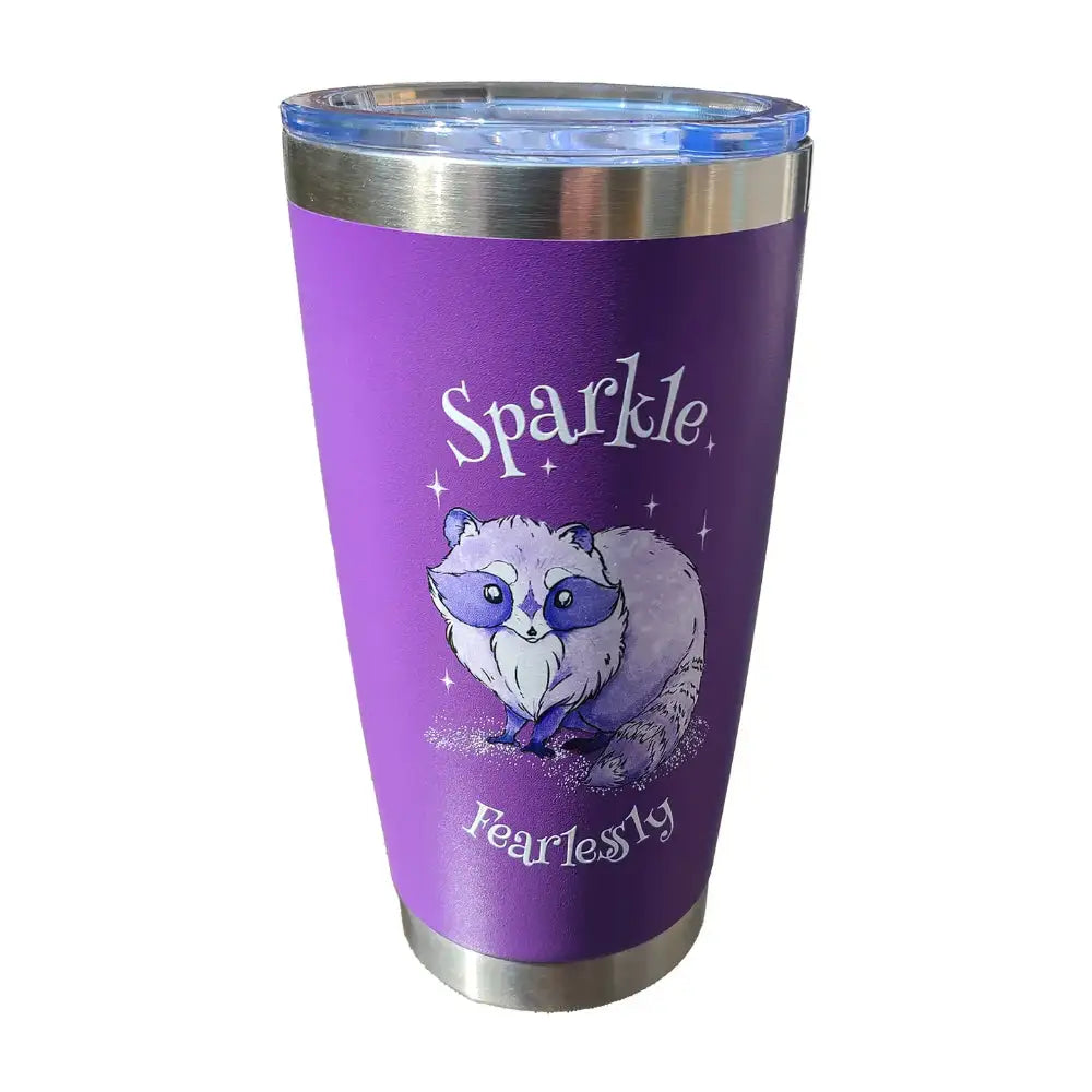 Glitter Raccoon Travel Mug - Gifts