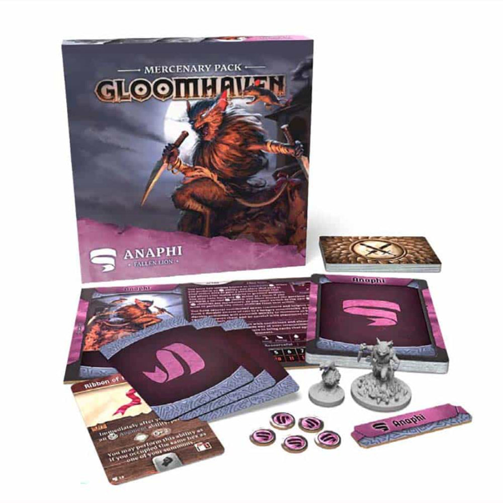 Gloomhaven Mercenary Pack Expansion - Anaphi the Fallen Lion - Board Games