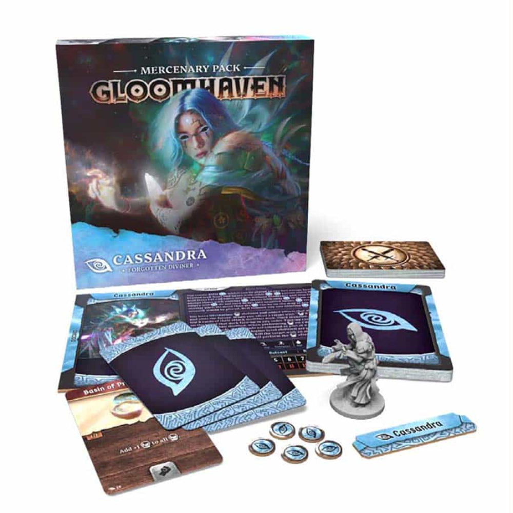 Gloomhaven Mercenary Pack Expansion - Cassandra the Forgotten Diviner - Board Games