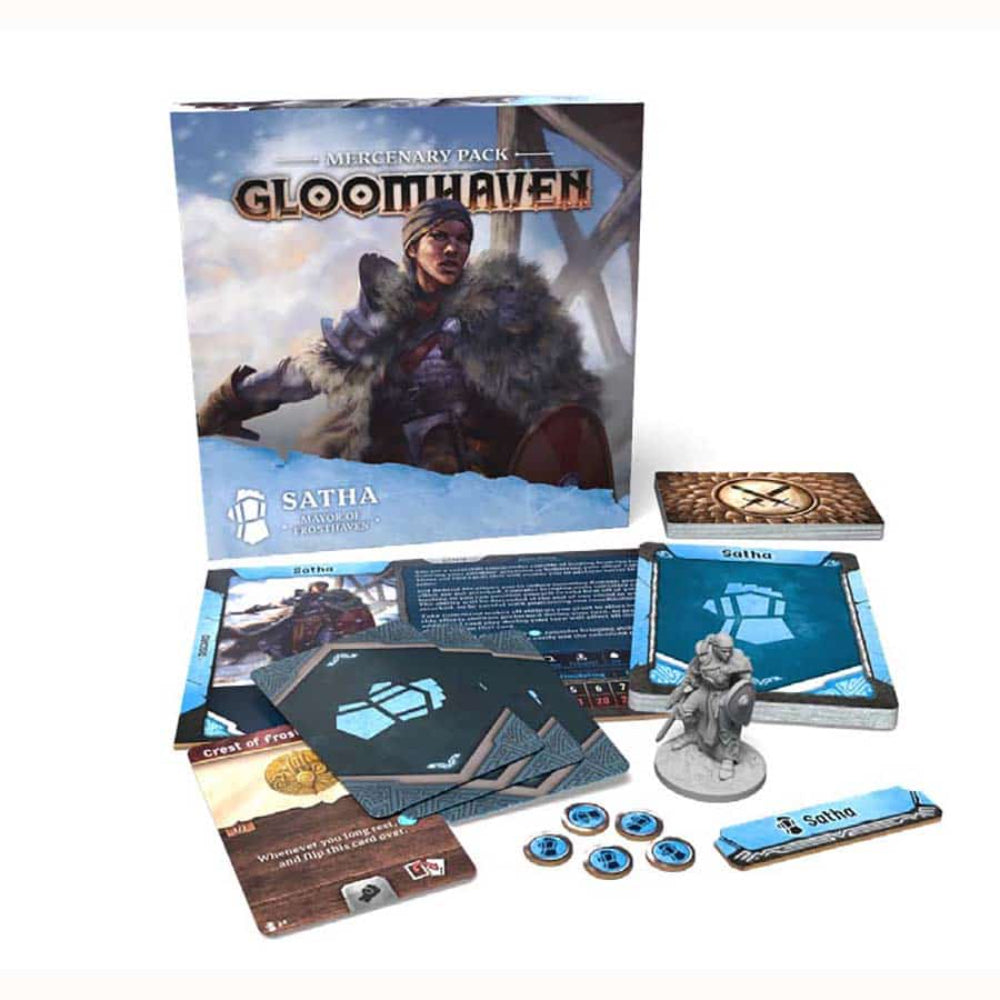 Gloomhaven Mercenary Pack Expansion - Satha the Mayor of Frosthaven - Board Games