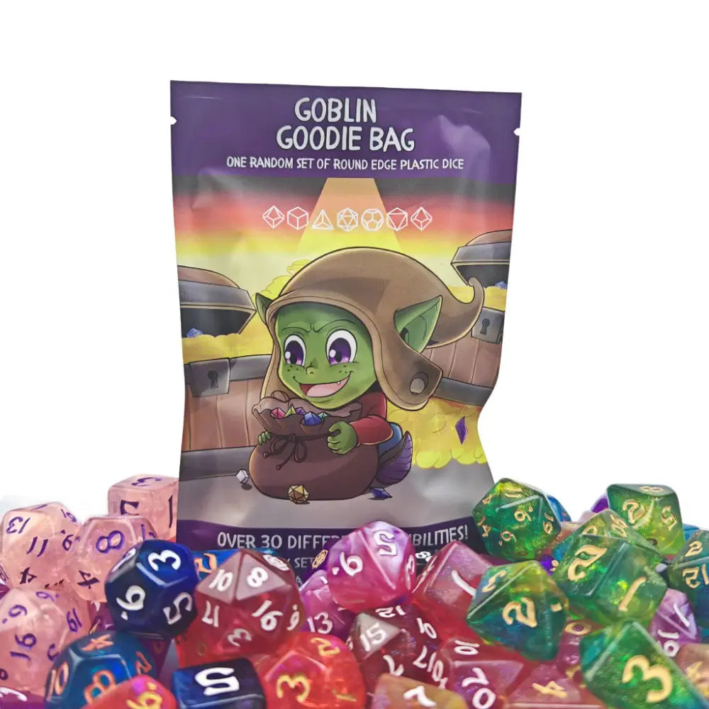 Goblin Goodie Bag Mystery Polyhedral (D&D) Dice Set (7) - Dice & Dice Supplies