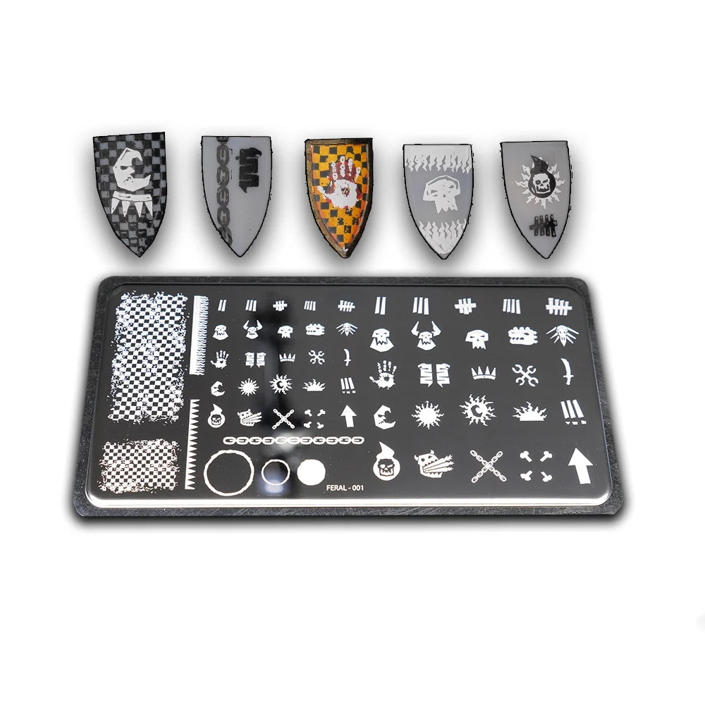 Goblin Hobbies Stampin' Plate Feral (001)