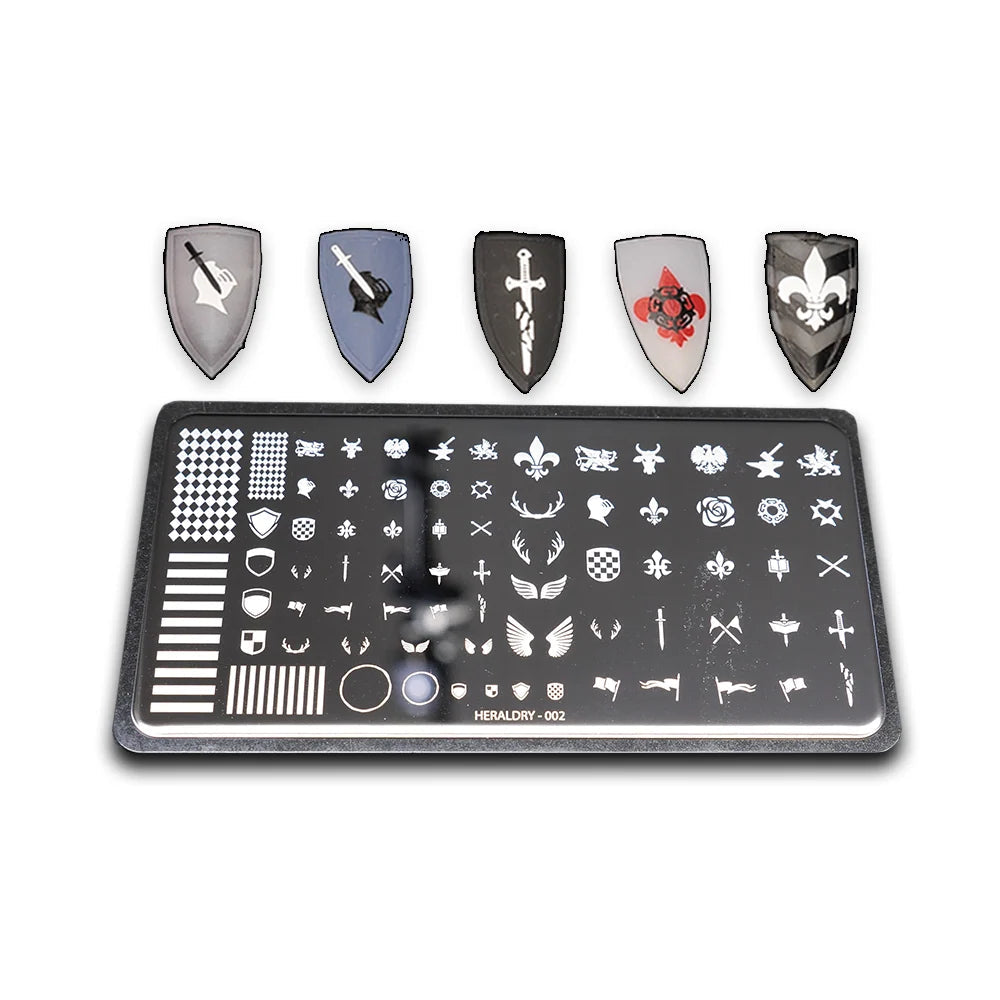 Goblin Hobbies Stampin' Plate Heraldry (002)
