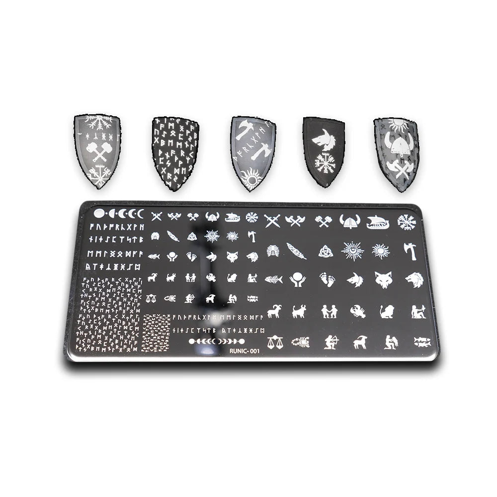 Goblin Hobbies Stampin' Plate Runic (001)