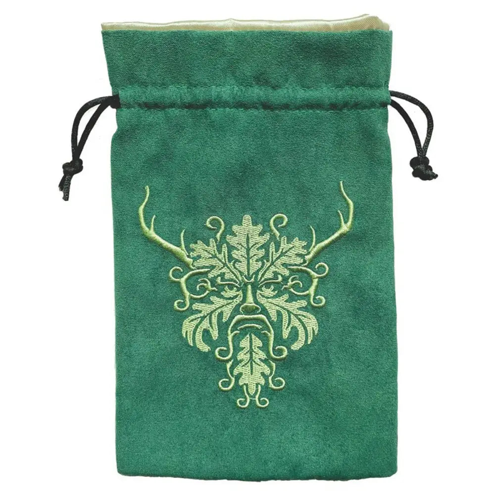 Green Man Dice Bag - Dice & Dice Supplies