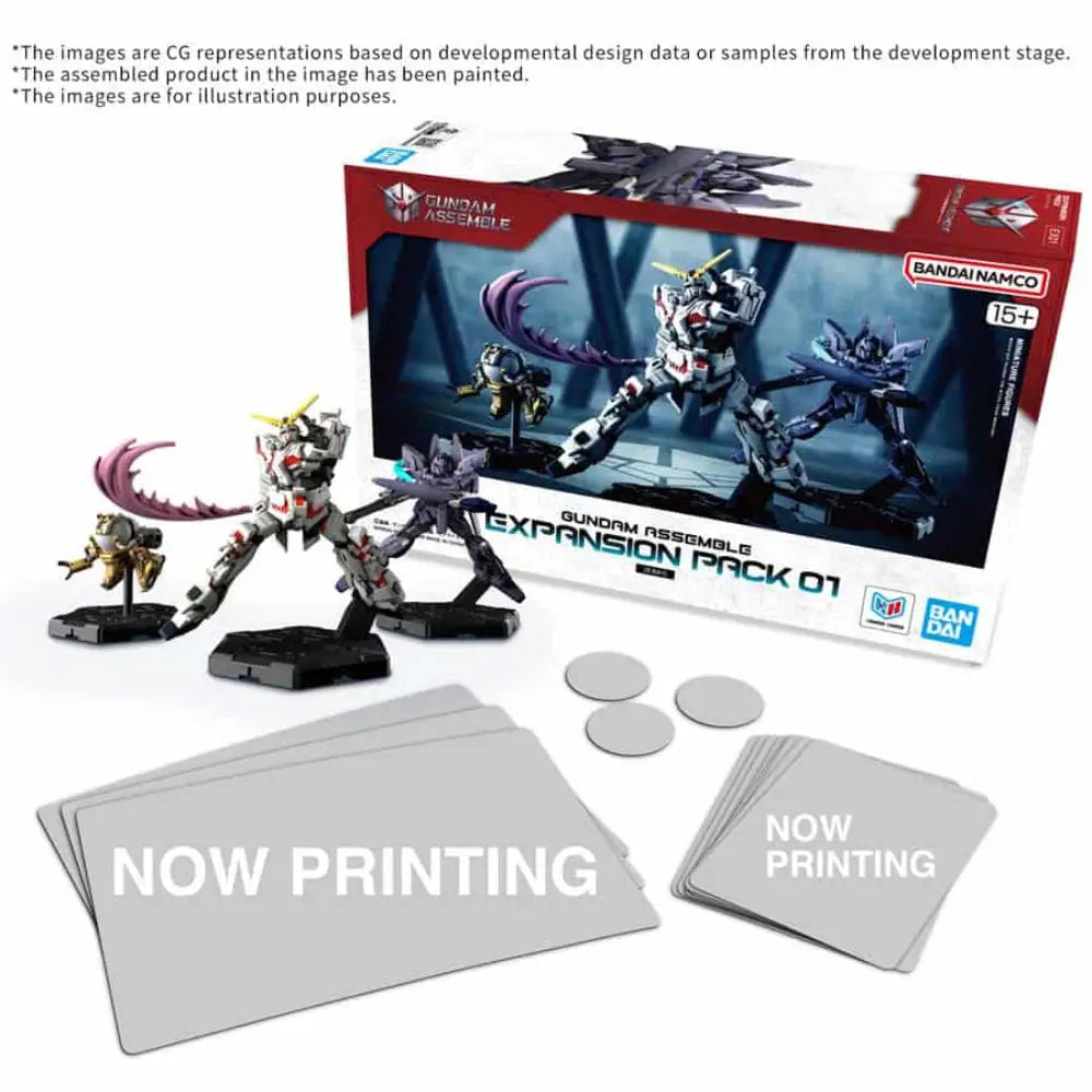 Gundam Assemble Miniatures Game Expansion Pack 01 (EX-01) - Miniatures Games