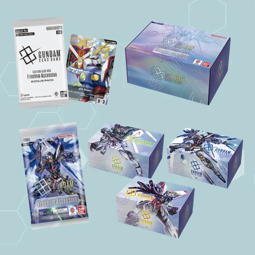 Gundam Card Game: Freedom Ascension Deck Build Box (SC01) - Card Games