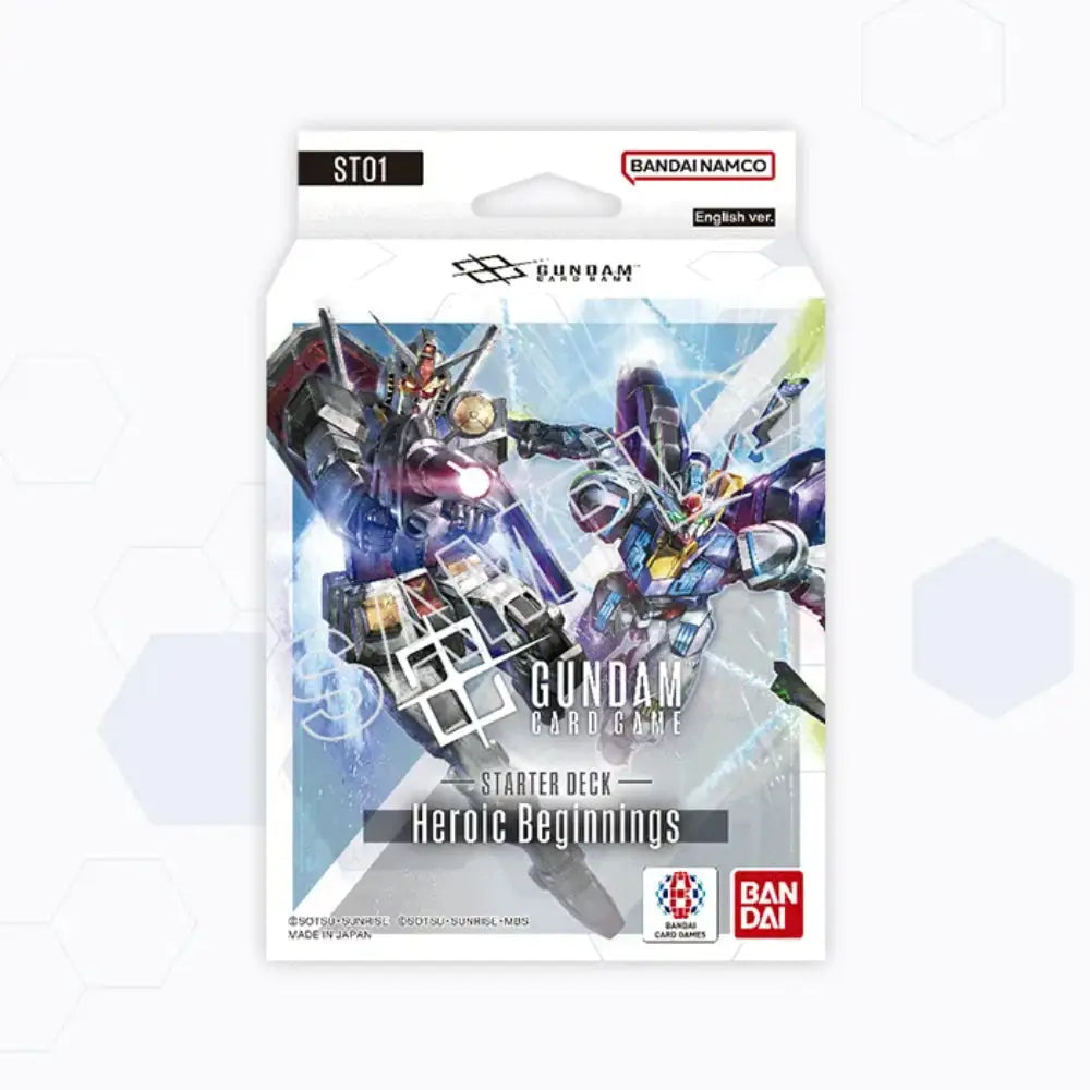 Gundam Card Game: Heroic Beginnings Starter Deck (ST01) - Card Games