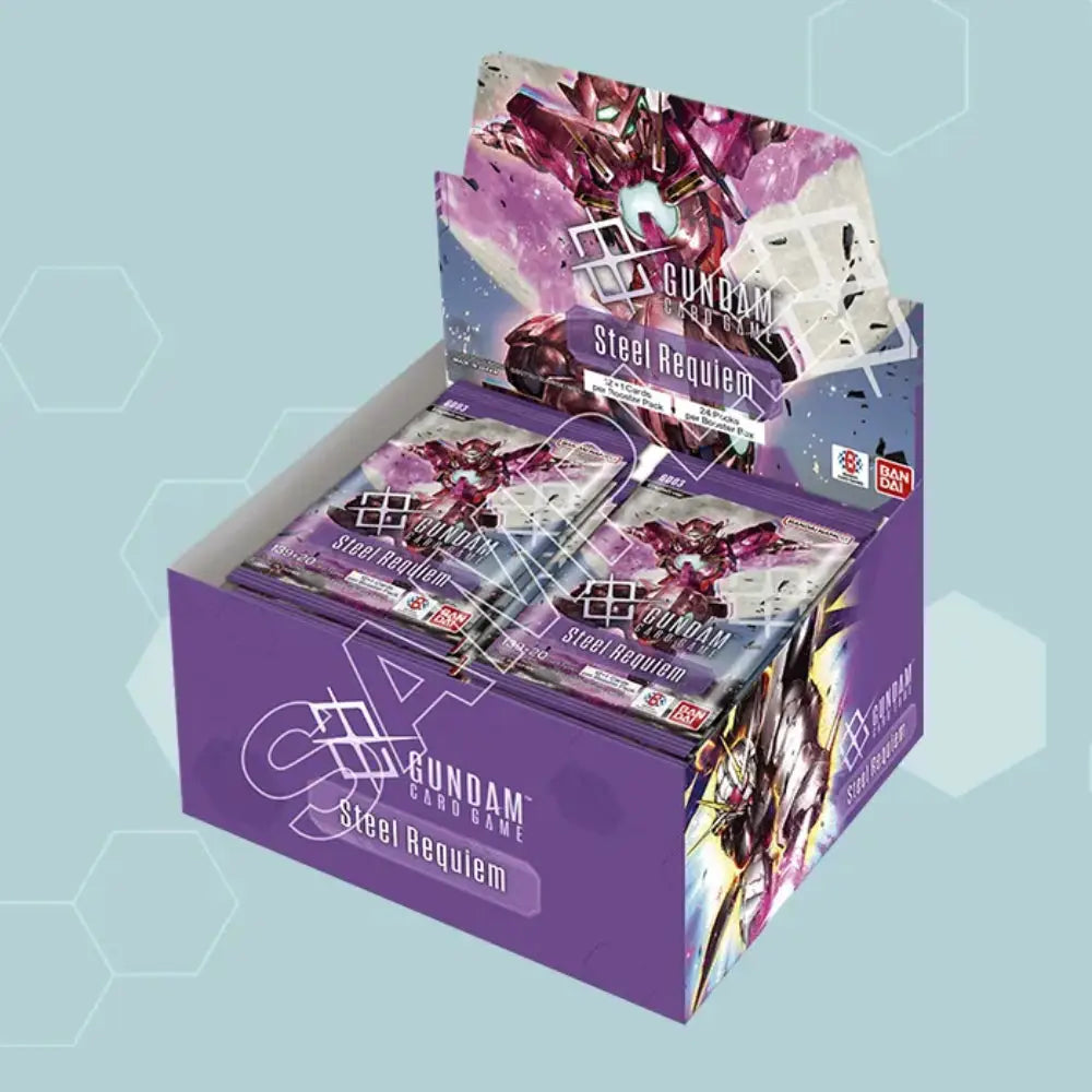 Gundam Card Game: Steel Requiem Booster Box (24) (GD03) - Card Games