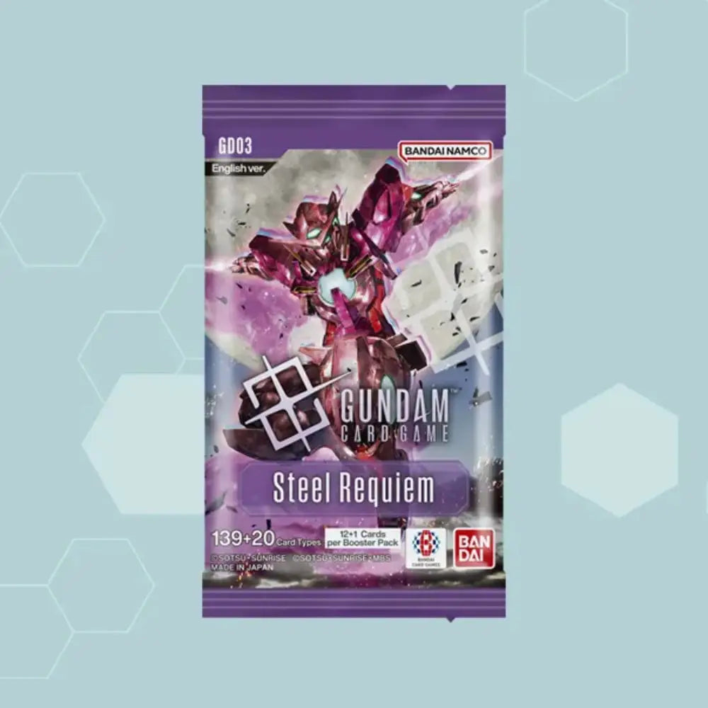Gundam Card Game: Steel Requiem Booster Pack (GD03) - Card Games