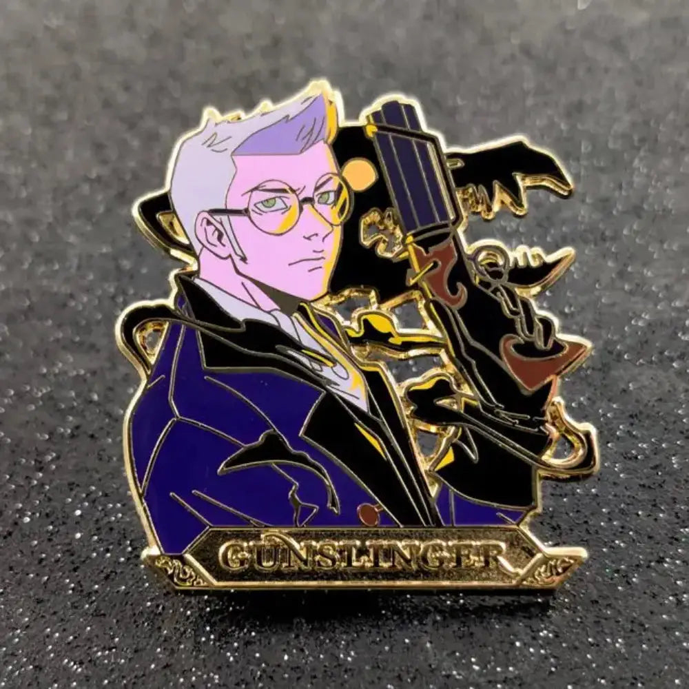 Gunslinger Hard Enamel Pin - Toys & Gifts
