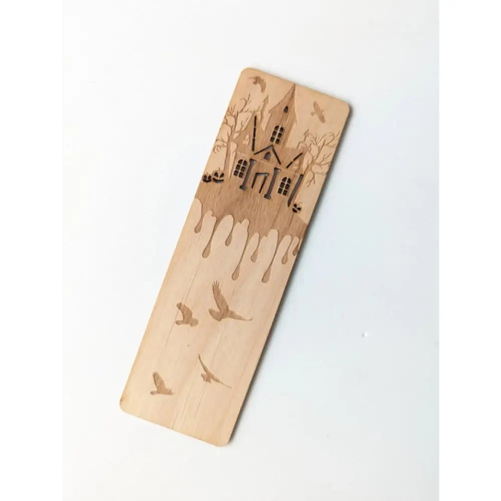 Haunted House Wooden Bookmark Toys & Gifts North To South Designs   
