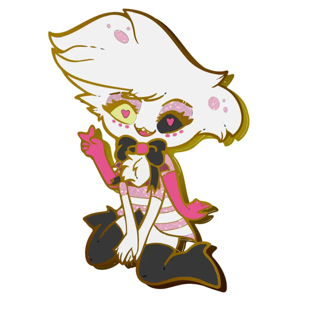 Hazbin Hotel Angel Dust Enamel Pin - Gifts