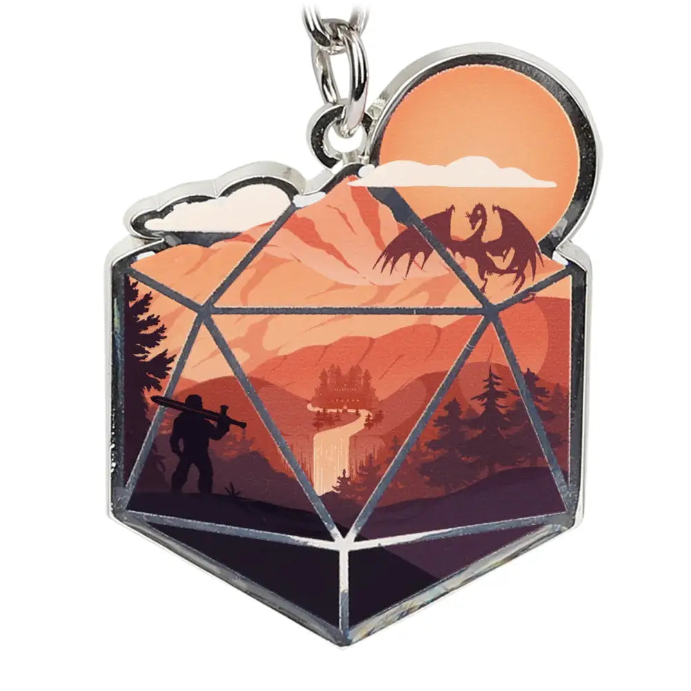 Hero D20 Keychain - Gifts