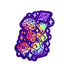 Holographic Rainbow Polyhedral Dice Sticker - Gifts