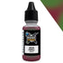 A small 17ml bottle of Huge Miniatures green purple colorshift paint with black dropper cap and branded label