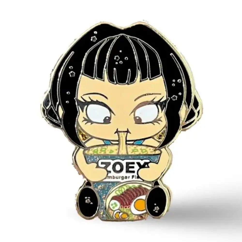 Hunter Zoey Ramen Enamel Pin - Toys & Gifts