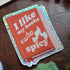 I Like My Books Extra Spicy Sticker - Gifts