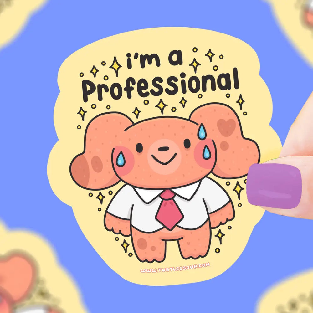i’m a professional puppy Sticker - Gifts