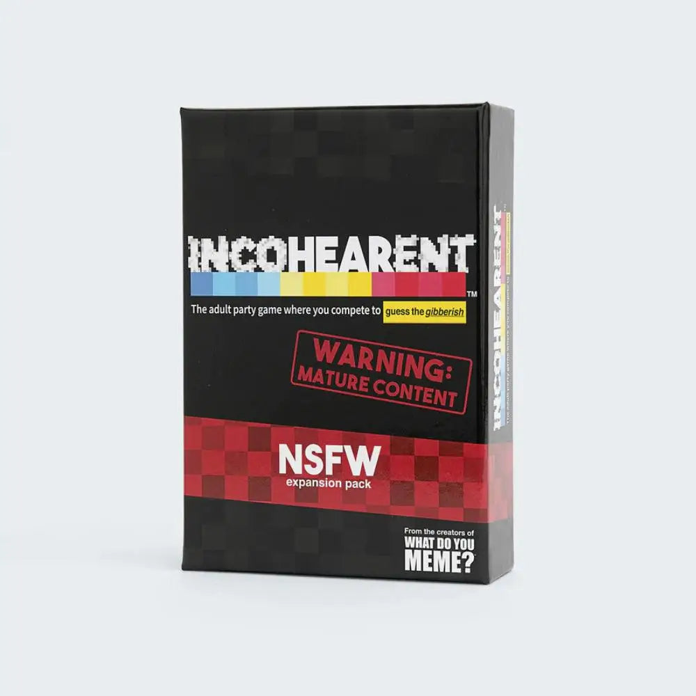 Incohearent NSFW Expansion Pack Board Games What Do You Meme?   