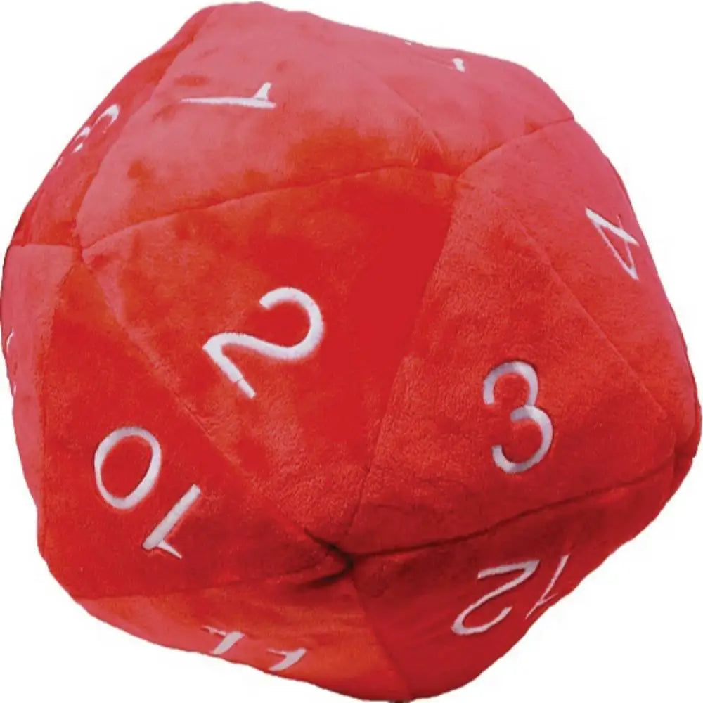 Jumbo D20 Novelty Dice Plush Toys & Gifts Ultra Pro Red  
