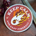 Keep Calm and Cast Fireball Sticker - Gifts