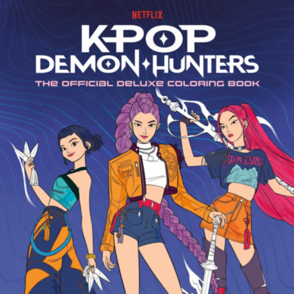 KPop Demon Hunters The Official Deluxe Coloring Book - Books