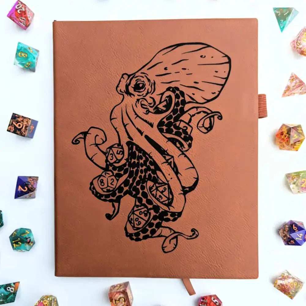 Kraken of Holding Leather Journal - Gifts