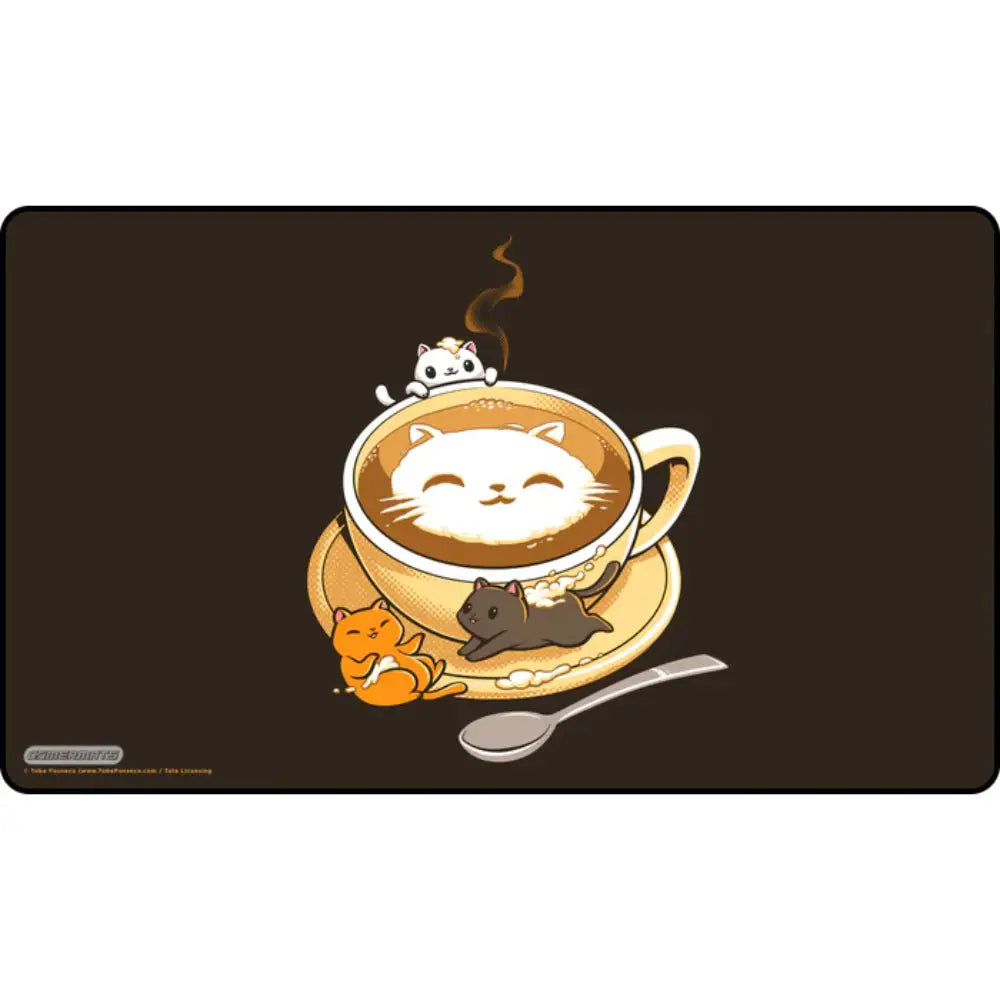 Latte Cat by Tobe Fosneca Playmat - Playmats
