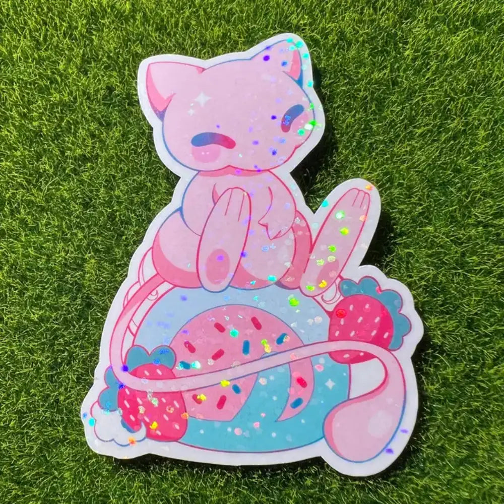 Legendary Poke Mew Holographic Sticker - Gifts