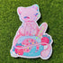 Legendary Poke Mew Holographic Sticker - Gifts