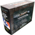 A detailed model of the bastille french battleship in metallic silver and copper colors displayed in branded packaging