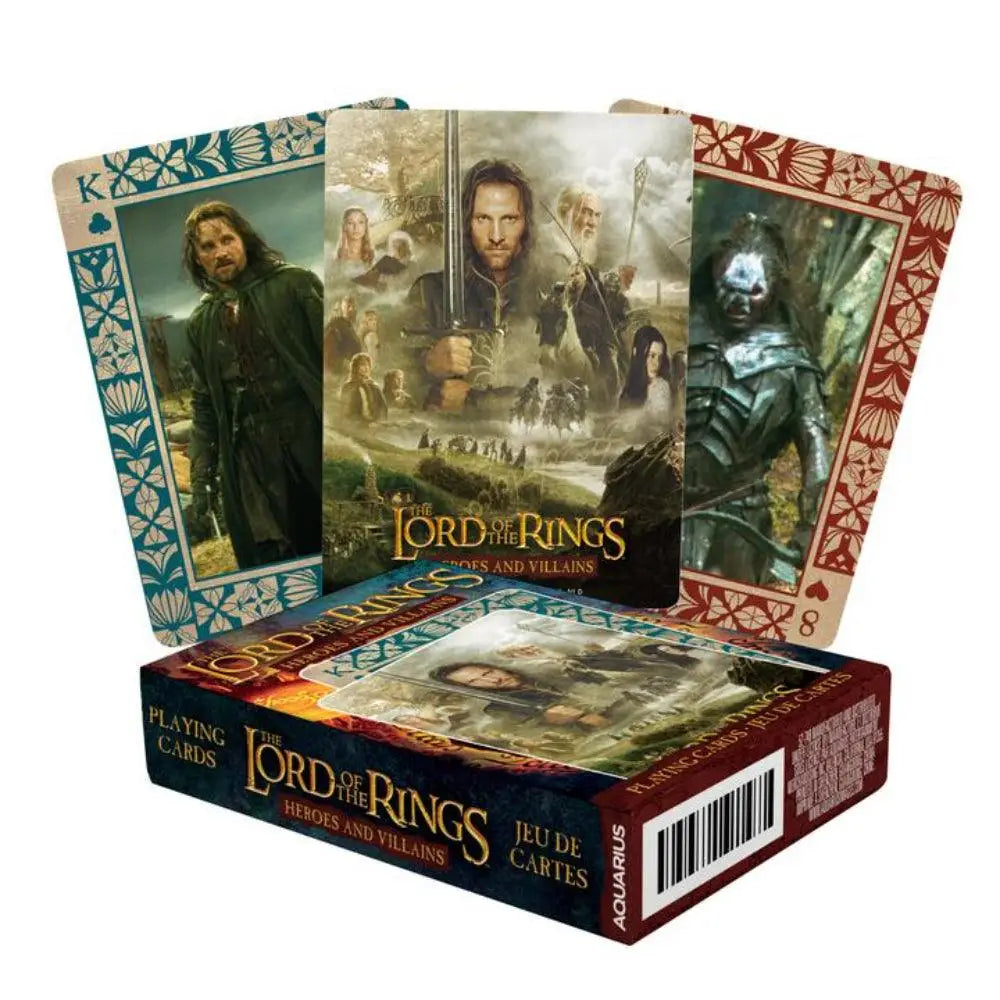 Lord of the Rings Heroes and Villains Playing Cards Board Games NMR   