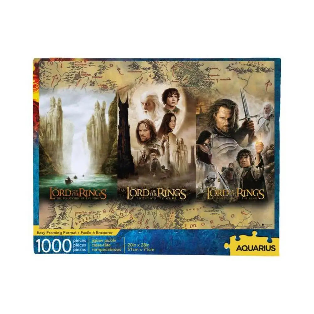 Lord of the Rings Triptych Puzzle Puzzles NMR   
