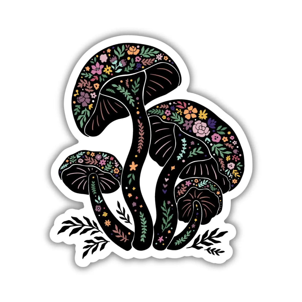 Magic Boho Mushrooms Sticker - Gifts