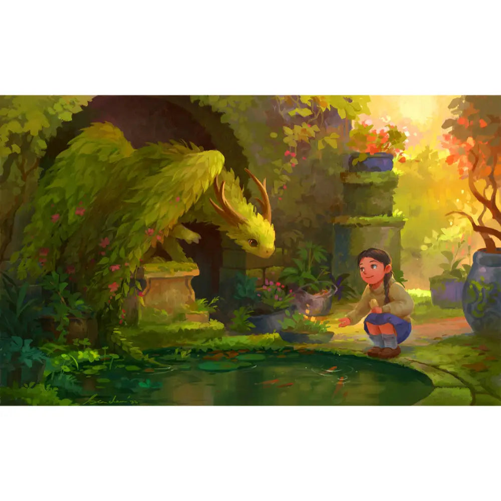 Magic Fountain by Sandara Playmat - Card Games