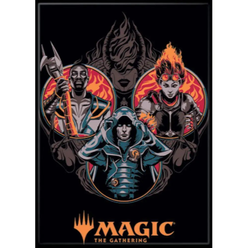 Magic: the Gathering Chandra, Jace, Teferi, and Ashiok Magnet Toys & Gifts Ata-Boy   