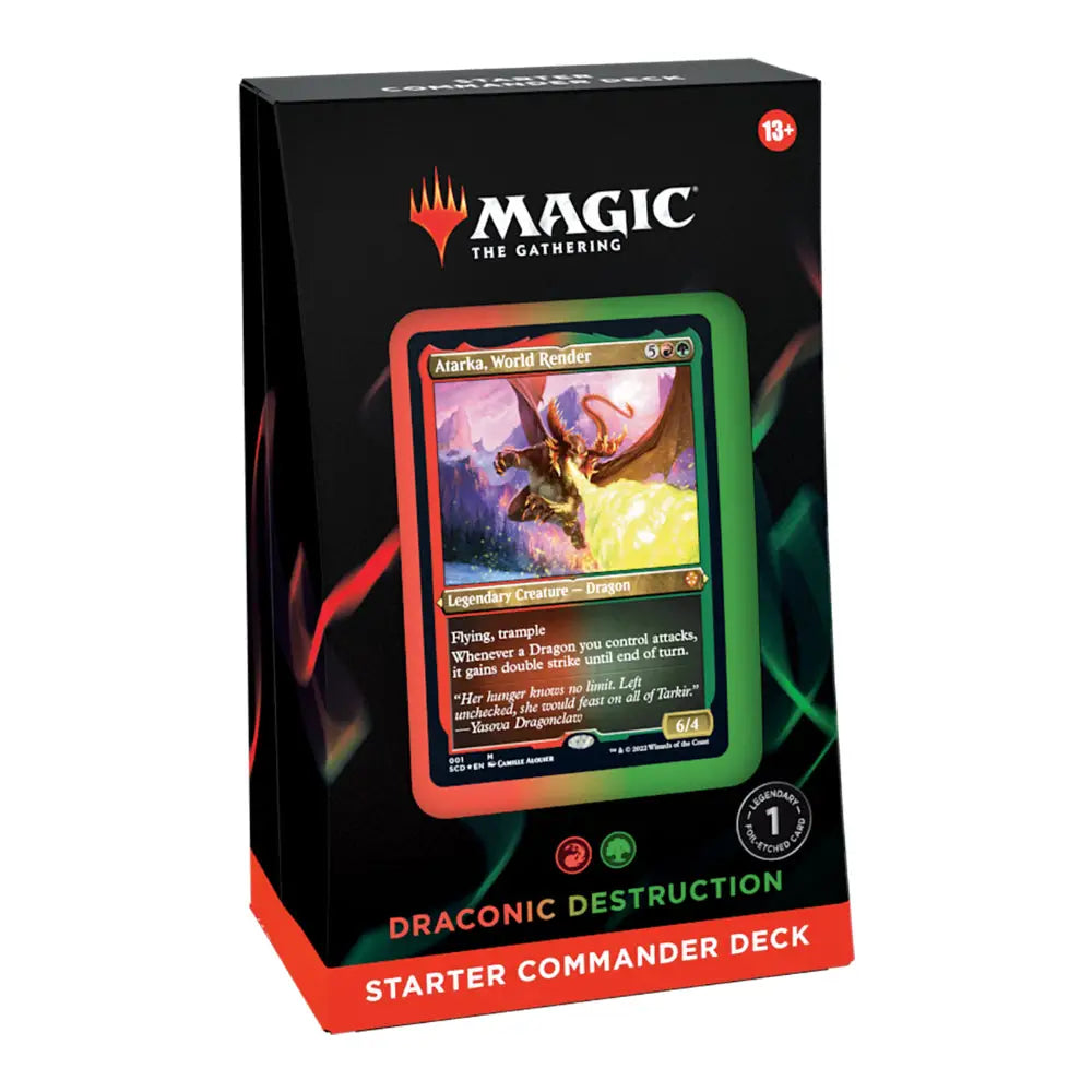 Magic the Gathering: Commander Starter Deck - Draconic Destruction - Card Games