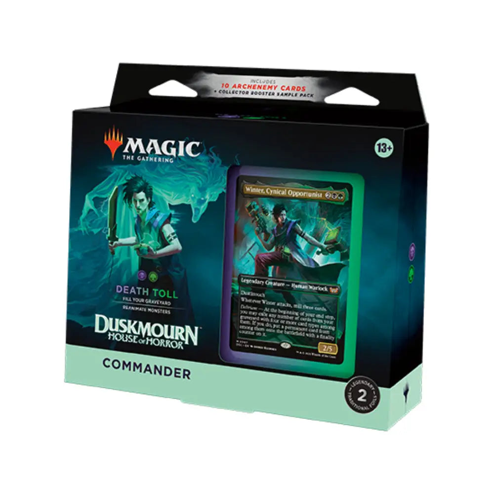 Magic the Gathering: Duskmourn House of Horror Commander Deck - Death Toll - Card Games