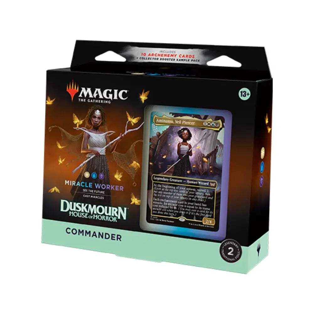 Magic the Gathering: Duskmourn House of Horror Commander Deck - Miracle Worker - Card Games