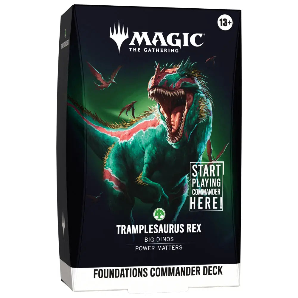Magic the Gathering: Foundations Commander Deck - Tramplesaurus Rex - Card Games