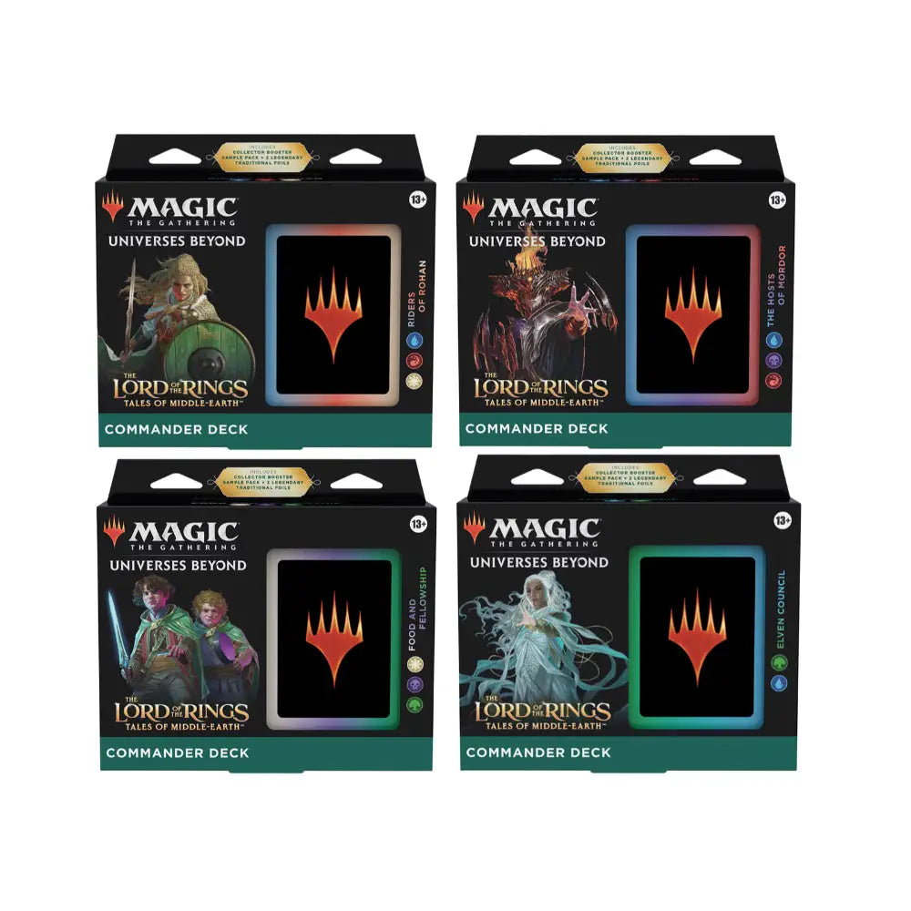 Magic the Gathering: The Lord of the Rings: Tales of Middle Earth Commander Deck Magic the Gathering Sealed Wizards of the Coast   