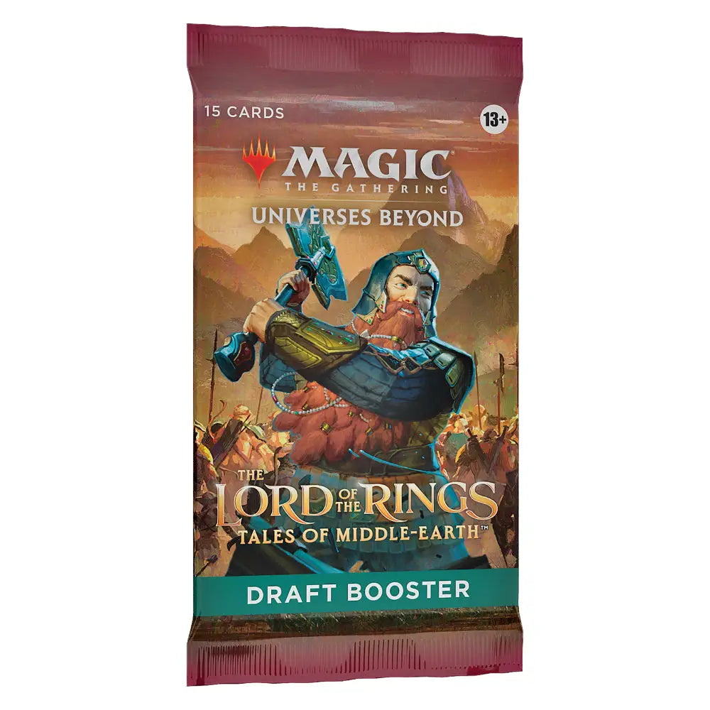 Magic the Gathering: The Lord of the Rings: Tales of Middle Earth DRAFT Booster Pack Magic the Gathering Sealed Wizards of the Coast   