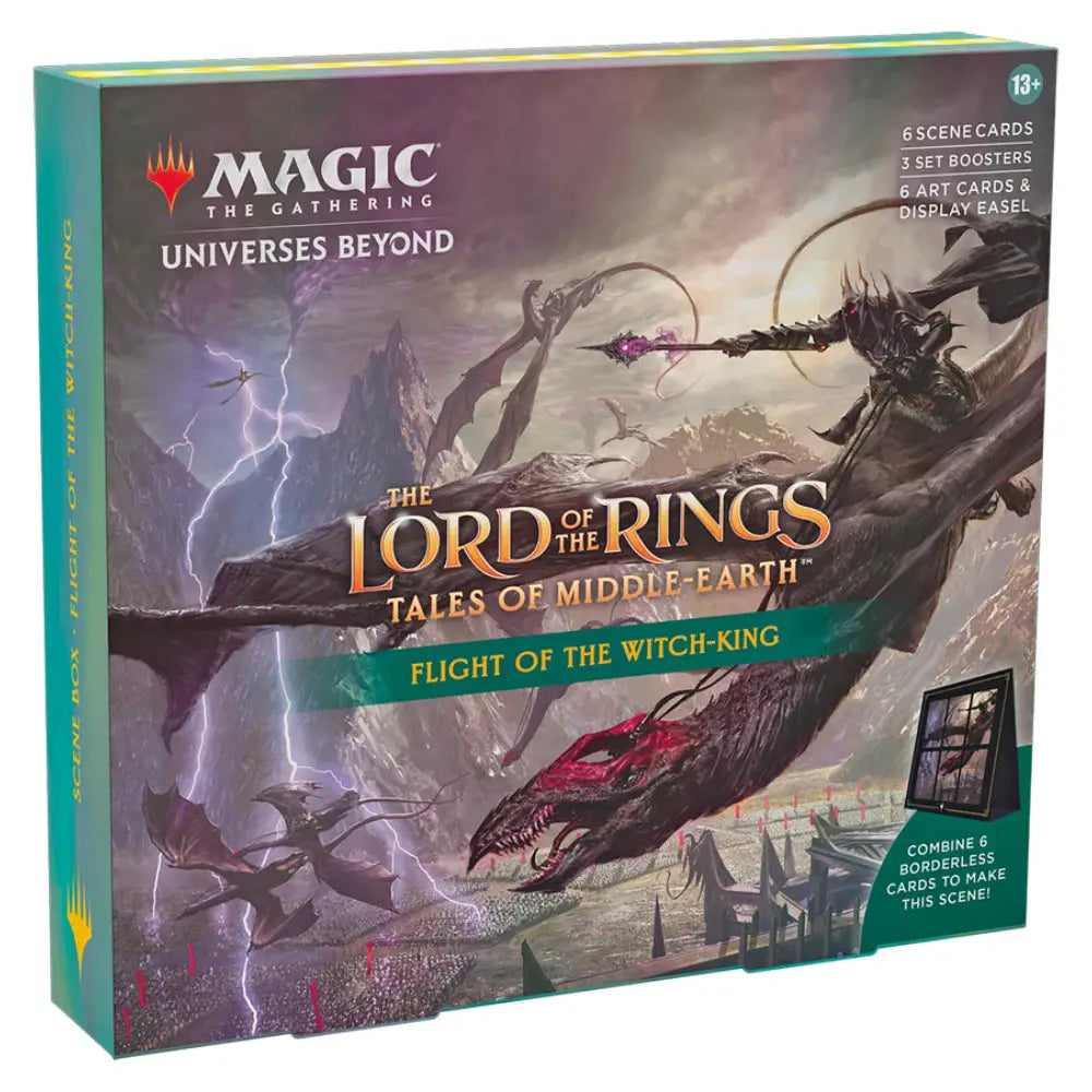 Magic the Gathering: The Lord of the Rings: Tales of Middle Earth Scene Box Magic the Gathering Sealed Wizards of the Coast Flight of the Witch-King  