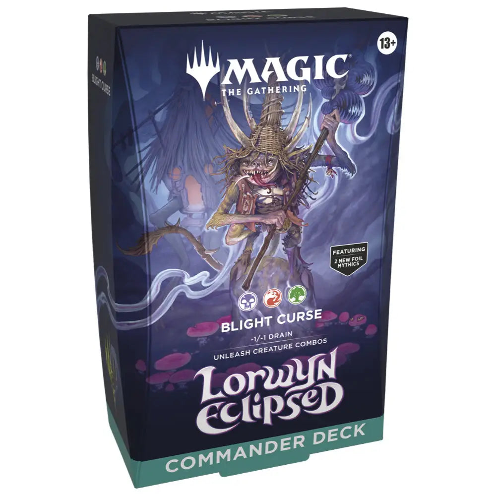 Magic the Gathering: Lorwyn Eclipsed Commander Deck - Blight Curse - Card Games