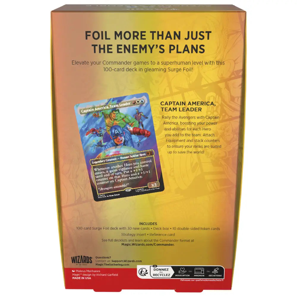 Magic the Gathering: Marvel Super Heroes Commander Deck COLLECTOR Edition - Card Games