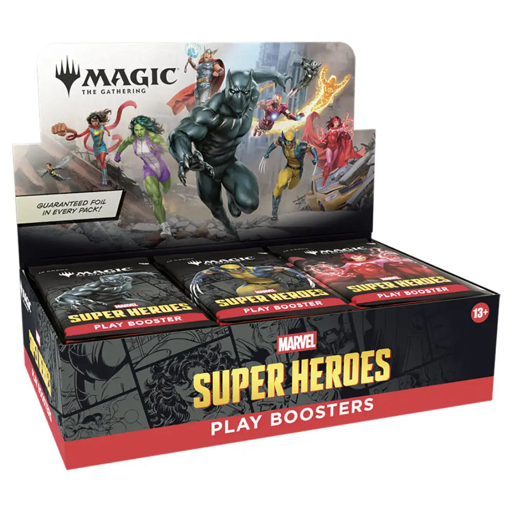 Magic the Gathering: Marvel Super Heroes PLAY Booster Box (30) - Card Games
