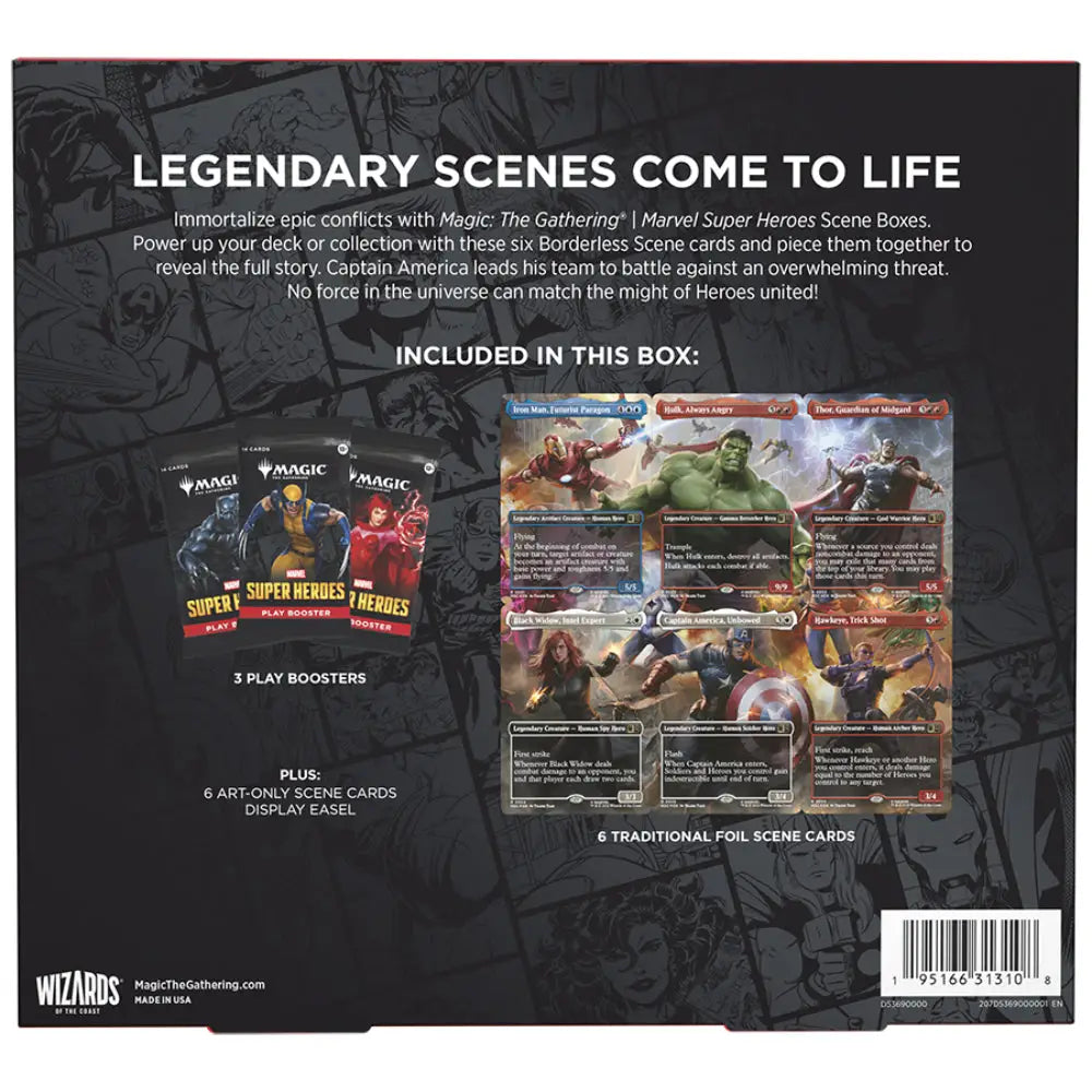 Magic the Gathering: Marvel Super Heroes Scene Box - Card Games